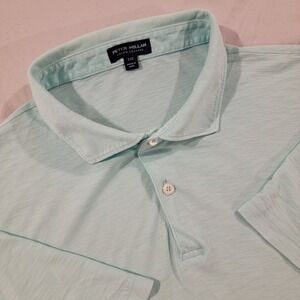 Peter Millar Crown Crafted Polo Mens 2XL Pima Cotton Performance Golfing Stretch